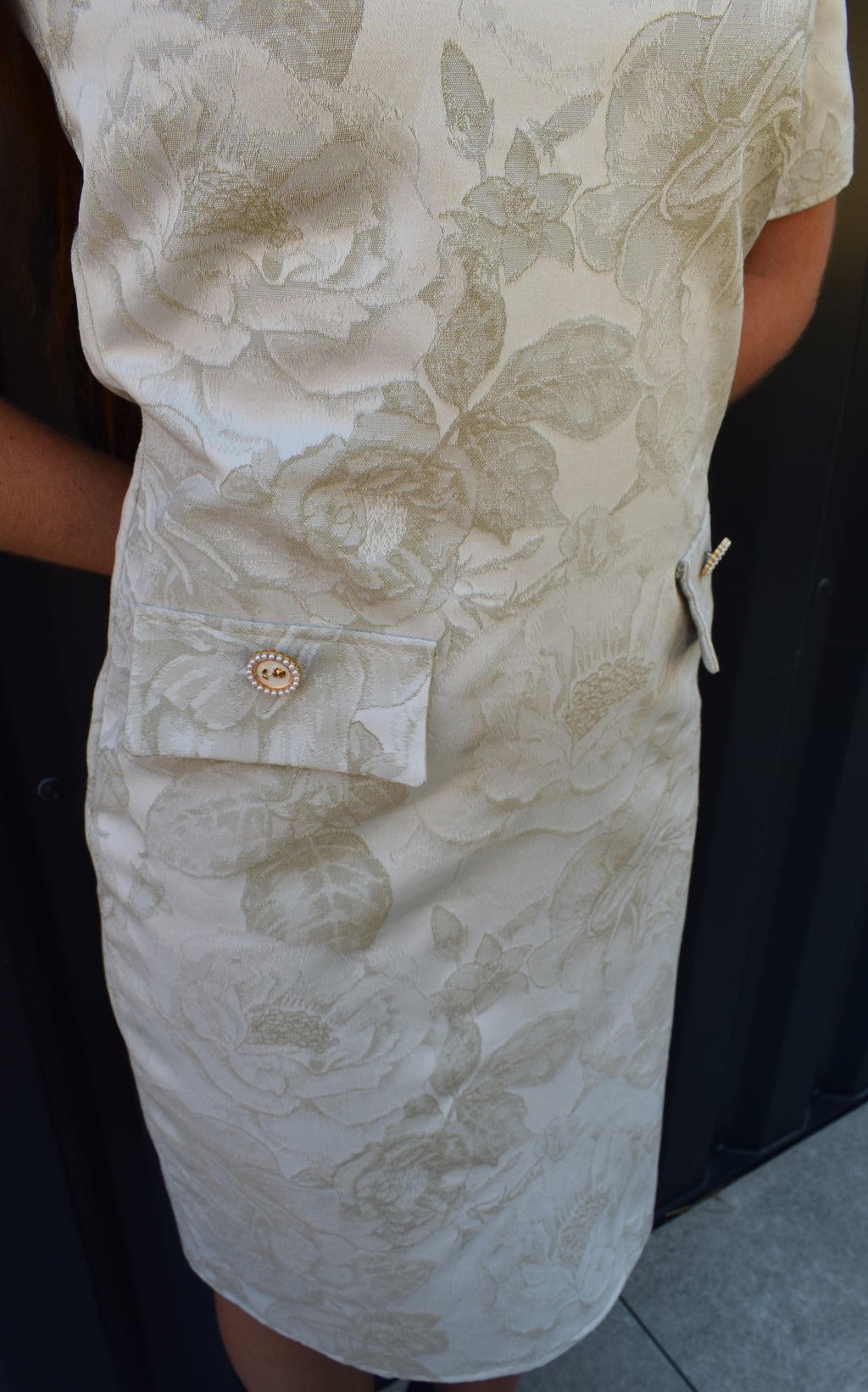 Robe casual ADE en brocart