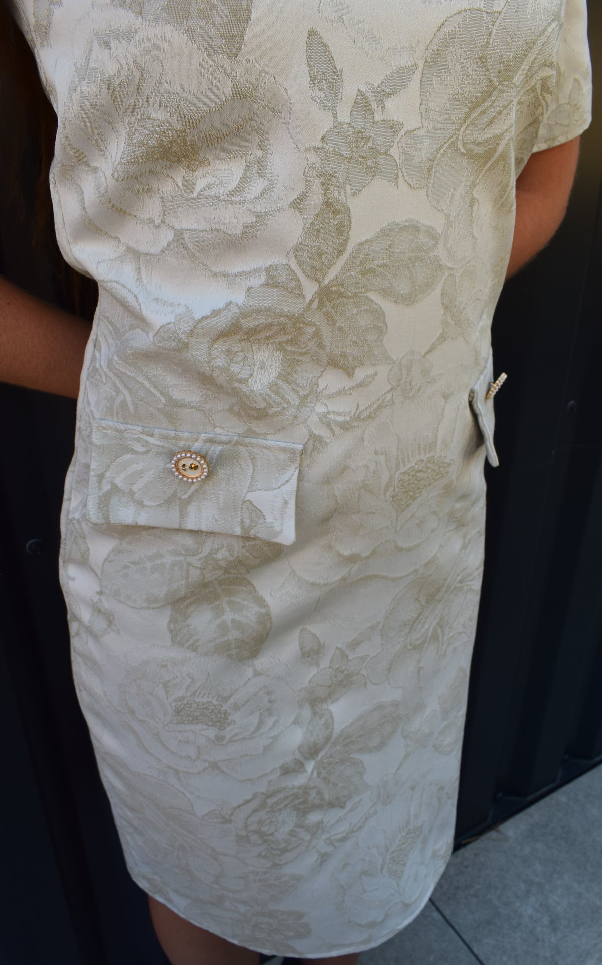 Robe casual ADE en brocart