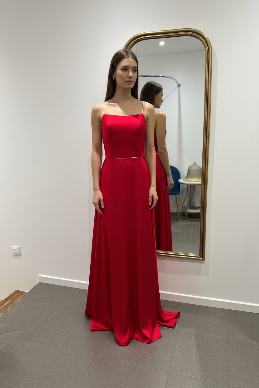 Robe de soirée MARILYN rouge